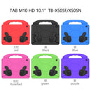 For Lenovo Tab M10 HD 10.1 TB-X505F/X505N EVA Shockproof Tablet Case with Thumb Bracket(Black)
