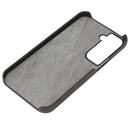 Ring Holder PU Phone Case For Samsung Galaxy S22 5G(Mint Green)
