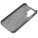 Ring Holder PU Phone Case For Samsung Galaxy S22 Ultra 5G(Mint Green)