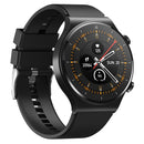 N58 IP67 1.28 inch Touch Color Screen Smart Watch(Silicone Strap Black)