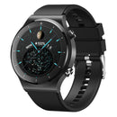 N58 IP67 1.28 inch Touch Color Screen Smart Watch(Silicone Strap Silver)