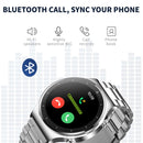 N58 IP67 1.28 inch Touch Color Screen Smart Watch(Silicone Strap Silver)