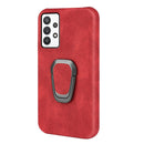 Ring Holder PU Phone Case For Samsung Galaxy A32 5G / M32 5G(Red)