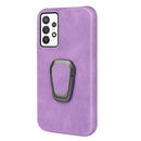 Ring Holder PU Phone Case For Samsung Galaxy A32 5G / M32 5G(Purple)