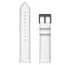 For Huawei Watch GT3 42mm / Watch GT2 42mm First Layer Leather Sewing Thread Watch Band (White)