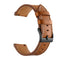 For Huawei Watch GT3 42mm / Watch GT2 42mm First Layer Leather Sewing Thread Watch Band (Brown)