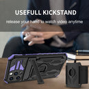 ENKAY Armor Wristband Phone Case for iPhone 13 Pro Max(Purple)