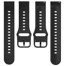 For Huawei Watch GT 3 42mm / Watch GT 2 42mm TPU +Lychee Pattern Leather Watch Band(Black)