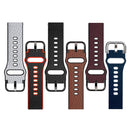 For Huawei Watch GT 3 42mm / Watch GT 2 42mm TPU +Lychee Pattern Leather Watch Band(Black)