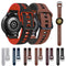 For Huawei Watch GT 3 42mm / Watch GT 2 42mm TPU +Lychee Pattern Leather Watch Band(Black)