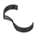 For Huawei Watch GT Runner / Watch GT 3 46mm Three Bead Stainless Steel Watch Band (Black)