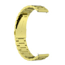 For Huawei watch GT 3 42mm / Watch GT 2 42mm Three Bead Stainless Steel Watch Band (Gold)