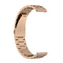 For Huawei watch GT 3 42mm / Watch GT 2 42mm Three Bead Stainless Steel Watch Band (Rose Gold)