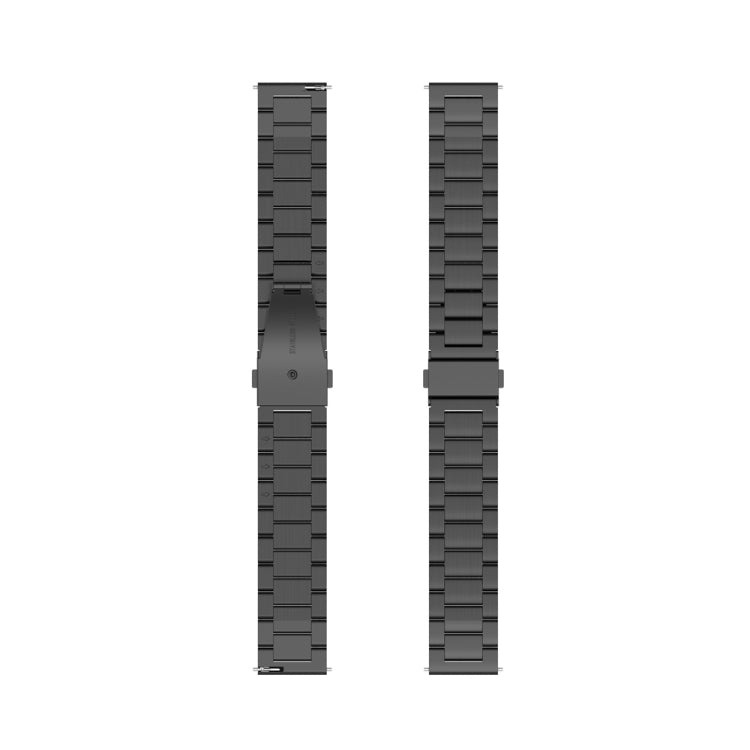 For Huawei watch GT 3 42mm / Watch GT 2 42mm Three Bead Stainless Steel Watch Band (Red)