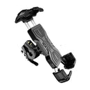 Bicycle Mobile Phone Bracket Cycling Navigation Shockproof Rotating Phone Rack(Black)