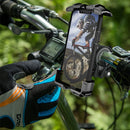 Bicycle Mobile Phone Bracket Cycling Navigation Shockproof Rotating Phone Rack(Black)