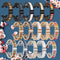 Metal + Resin Watch Band For Apple Watch Series 7 45mm / 6&SE&5&4 44mm / 3&2&1 42mm(Rose Gold Brown)