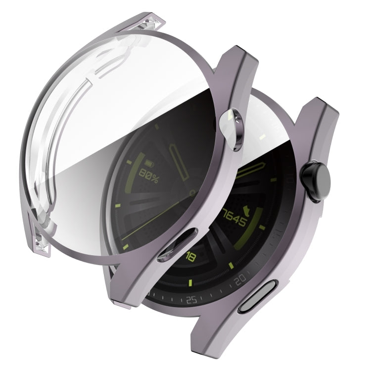 For Huawei Watch GT 3 42mm Fully Surrounded TPU Case with Protective Film(Silver)