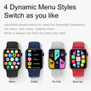 I7 mini 1.62 inch IP67 Waterproof Color Screen Smart Watch(Red)