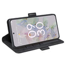 For Google Pixel 6a Dual-side Magnetic Buckle Leather Phone Case(Black)