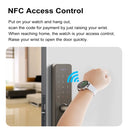 DT4 1.36 inch Silicone Watchband Color Screen Smart Watch(Silver)