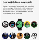 DT4 1.36 inch Silicone Watchband Color Screen Smart Watch(Silver)