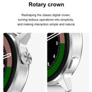 DT4 1.36 inch Silicone Watchband Color Screen Smart Watch(Silver)