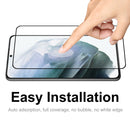 2 PCS For Samsung Galaxy S22+ 5G ENKAY Ultra-thin 0.2mm Full Glue Coverage Tempered Glass Protector
