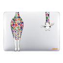 ENKAY Hat-Prince Forest Series Pattern Laotop Protective Crystal Case for MacBook Pro 14.2 inch A2442 2021(Giraffe Pattern)