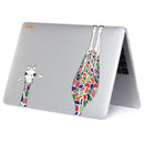 ENKAY Hat-Prince Forest Series Pattern Laotop Protective Crystal Case for MacBook Pro 14.2 inch A2442 2021(Giraffe Pattern)