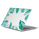 ENKAY Hat-Prince Forest Series Pattern Laotop Protective Crystal Case for MacBook Air 13.3 inch A2179 / A2337(Green Leaf Pattern)