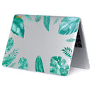 ENKAY Hat-Prince Forest Series Pattern Laotop Protective Crystal Case for MacBook Air 13.3 inch A2179 / A2337(Green Leaf Pattern)