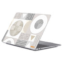 ENKAY Hat-Prince Geometry Pattern Laotop Protective Crystal Case for MacBook Pro 14.2 inch A2442 2021(Geometry No.3)