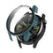 For Huawe Watch GT 3 46mm Shockproof PC Case with Tempered Glass Film(Green)