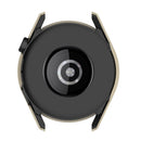 For Huawe Watch GT 3 46mm Shockproof PC Case with Tempered Glass Film(Black)