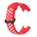 For Xiaomi Redmi Watch 2 Lite Two-Color Mixed Silicone Watch Band(Red+White)
