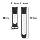For Xiaomi Redmi Watch 2 Lite Two-Color Mixed Silicone Watch Band(Blue+White)