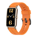 For Huawei Watch Fit mini Solid Silicone Watch Band(Orange)