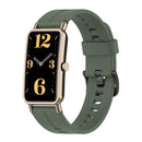 For Huawei Watch Fit mini Solid Silicone Watch Band(Green)