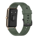 For Huawei Watch Fit mini Solid Silicone Watch Band(Green)
