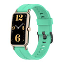 For Huawei Watch Fit mini Solid Silicone Watch Band(Light Green)