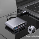 3 in 1 USB3.0 to USB/XQD/SD Card Reader