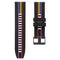 For Huawei Watch GT 2 Pro Rainbow Silicone Watch Band (Black)