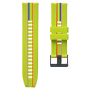 For Huawei Watch GT 2 Pro Rainbow Silicone Watch Band (Limes)