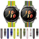 For Huawei Watch GT 2 Pro Rainbow Silicone Watch Band (Grey)