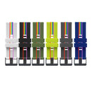 For Huawei Watch GT 2e Rainbow Silicone Watch Band (Black)