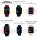 Q19 Pro IP67 Waterproof 1.69 inch Smartwatch(Gold+Burgundy)
