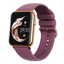 Q19 Pro IP67 Waterproof 1.69 inch Smartwatch(Gold+Burgundy)