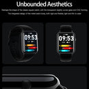 Q19 Pro IP67 Waterproof 1.69 inch Smartwatch(Gold+Pink)