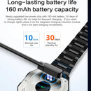 KW18 IP67 0.96 inch Leather Watchband Color Screen Smart Watch(Black)